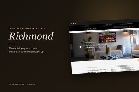 Richmond Interiors | Luxury Furniture eCommerce project