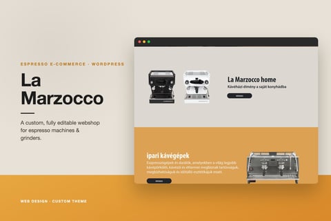 La Marzocco Hungary | Premium Product Showcase project