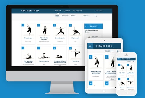 Sequenched (Yoga Class Builder) | Concept and Visual Design project