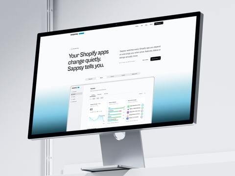 Sappsy - Change Monitoring for Shopify Apps project