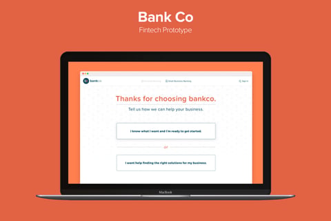 Bank Co Small Business Prototype project