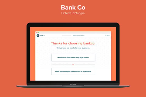 Bank Co Small Business Prototype project