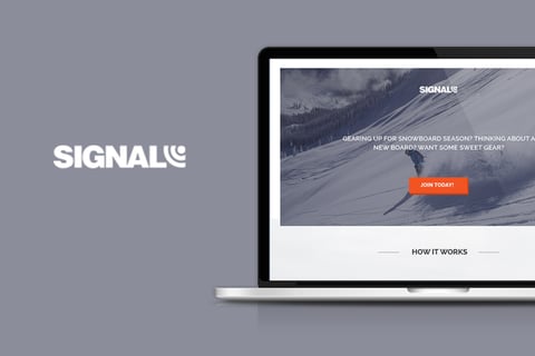 Signal 6 Landing Page project