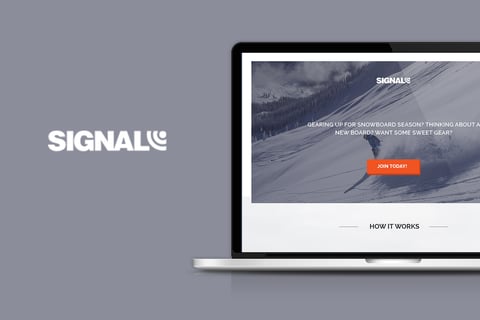 Signal 6 Landing Page project