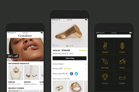 Gemshare iOS/Android Jewelry App project