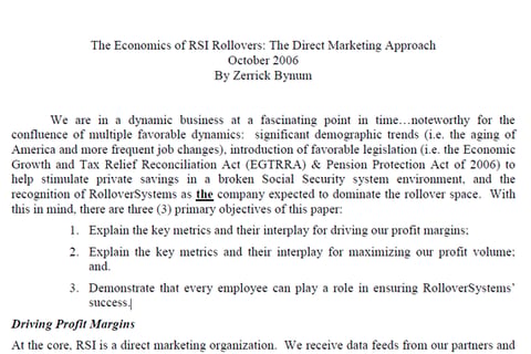 Employee Engagement Internal Whitepaper project