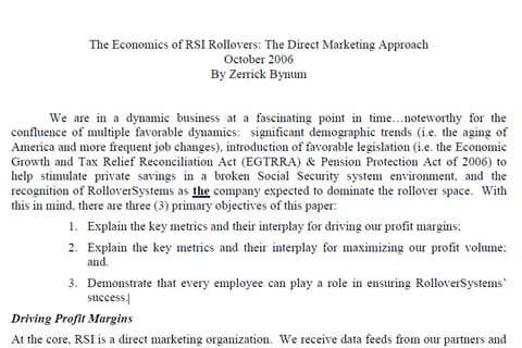 Employee Engagement Internal Whitepaper project