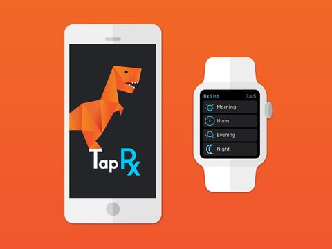 Art Direction TapRx iOS and Apple Watch App project