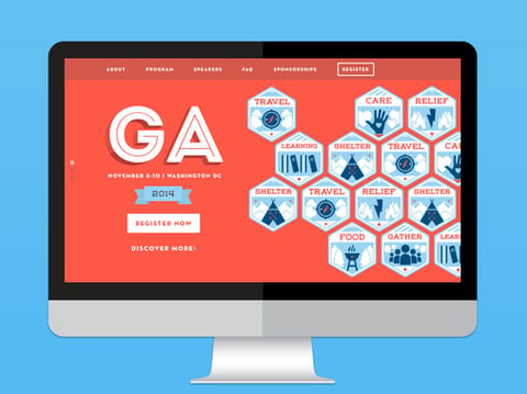 2014 General Assembly Identity and Environment Design project