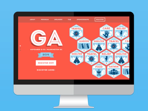 2014 General Assembly Identity and Environment Design project