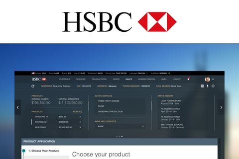HSBC US - Customer Portal project
