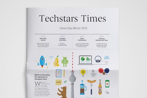 Techstars | Newspaper Design project