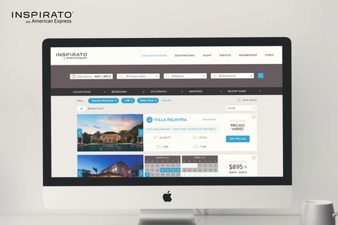 Inspirato Responsive Website and Mobile Web project