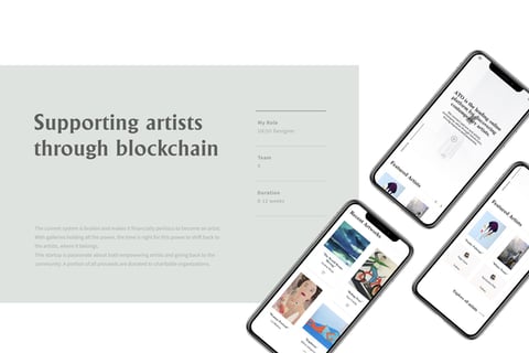 Supporting Artists Through Blockchain project