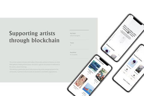 Supporting Artists Through Blockchain project