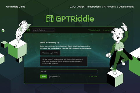 GPTRiddle Game project