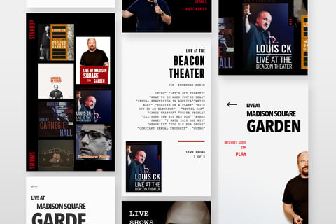Louis C.K. Mobile App project