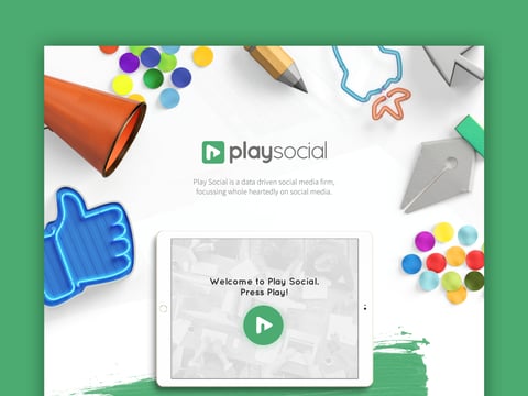 PlaySocial Landing Page project