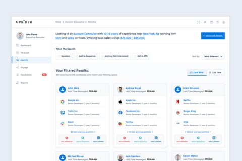 Upsider | Sales Metric Platform project