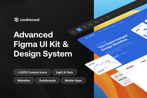Lookscout | Advanced Figma Design System project