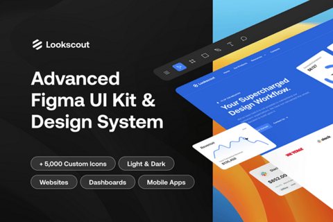 Lookscout | Advanced Figma Design System project