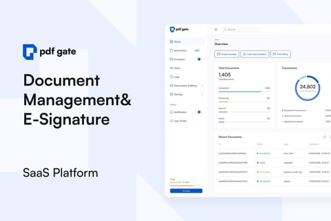 Document and E-signature SaaS project