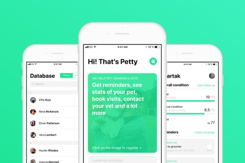 Petty | Pet Health Tracker For Vets And Pet Owners project