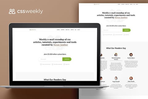 CSS Weekly | Website and Newsletter Redesign project