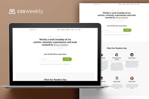 CSS Weekly | Website and Newsletter Redesign project