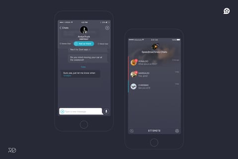 iOS Social Media App UX and UI Design project