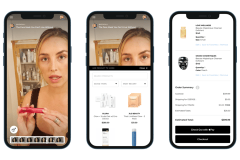 Video Editing and eCommerce App for Influencers project