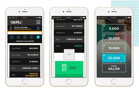 Geru | Fintech Usability and UI project