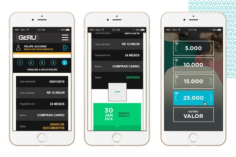 Geru | Fintech Usability and UI project