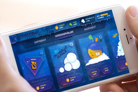 Snowboard Game UI project