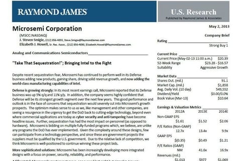 Research Report on a Technology Company project