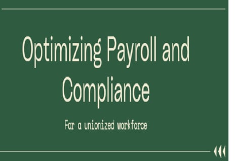 Payroll Operations Optimization project