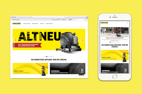 Kärcher Site Redesign project