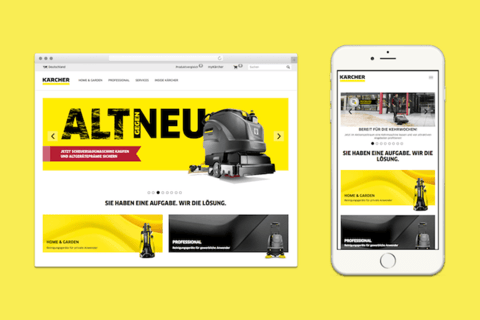 Kärcher Site Redesign project