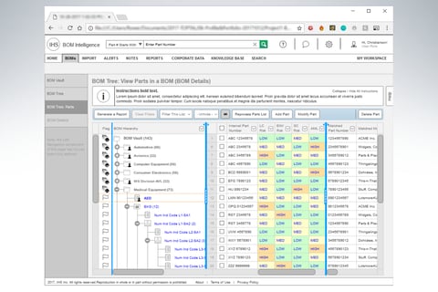 Engineering Components (Parts) Lifecycle Management System project