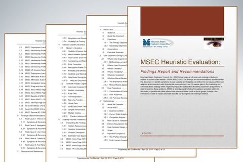 Heuristic Evaluation and Executive Onsite Workshop project