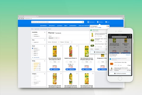 Shopping List | eCommerce Website project