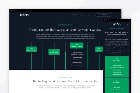Convert | Brand Definition and Marketing Site Rebuild project