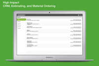 High Impact CRM, Estimating, and Ordering