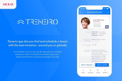 Lesson Finding and Scheduling App project