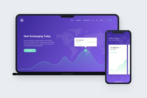 Cryptocurrency iOS App and Web project