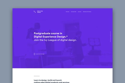 DXD Postgraduate Course (Website) project
