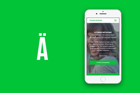 Athens Network (Website) project