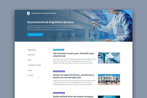 Instituto Superior Técnico
(Microsites) project