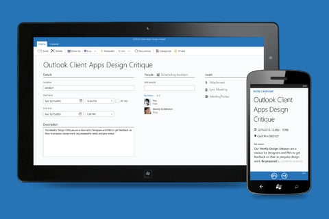 Meetings in Outlook Calendar project