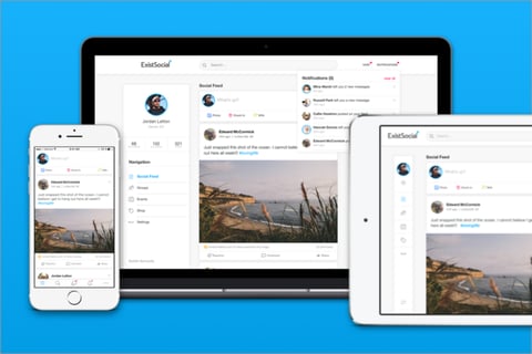 ExistSocial Network project